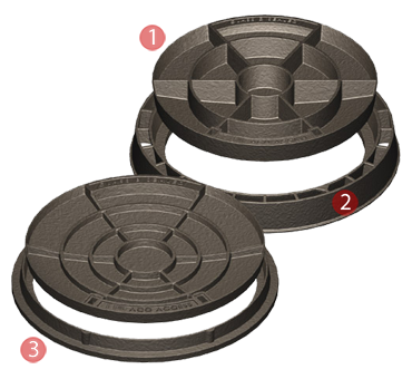 Rhinocast Circular Recessed