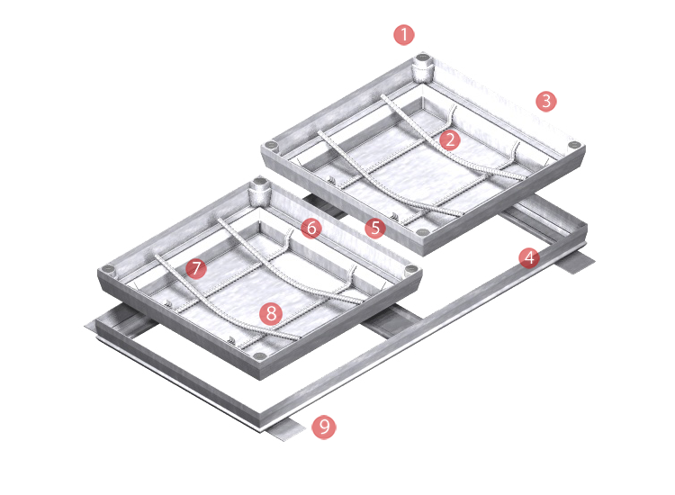 Urbanfil Pavermate 2 Part Access Cover