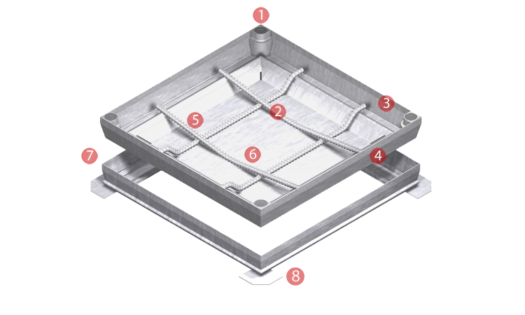 Urbanfil Pavermate Single Part Access Cover