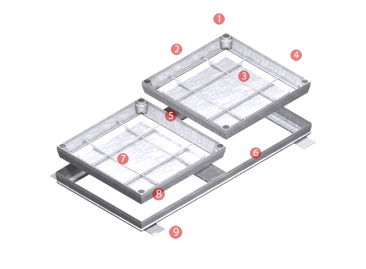 Urbanfil Tilemate 2 Part Access Covers